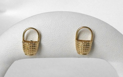 14k gold nantucket - gold, basket